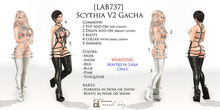 [LAB737] Scythia V2-Lara-Boots [noir] RARE
