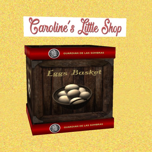 G&S Crate Eggs Basket, Storage & Vendor Crate