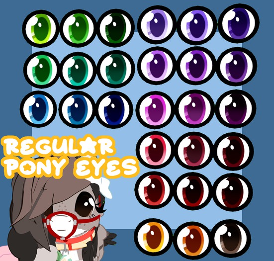 *PPP* Pony eyes - Fatpack