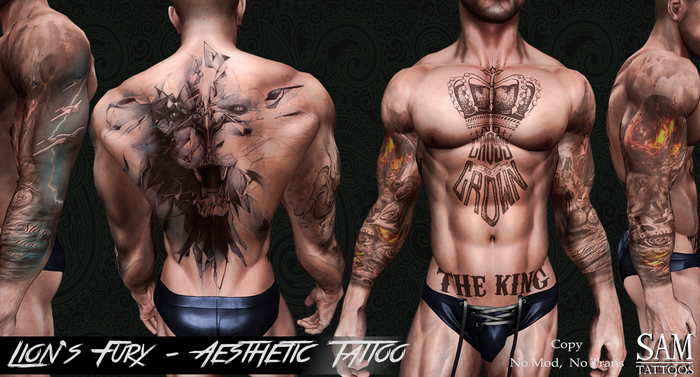 [SAM TATTOOS] LION'S FURY AESTHETIC TATTOO