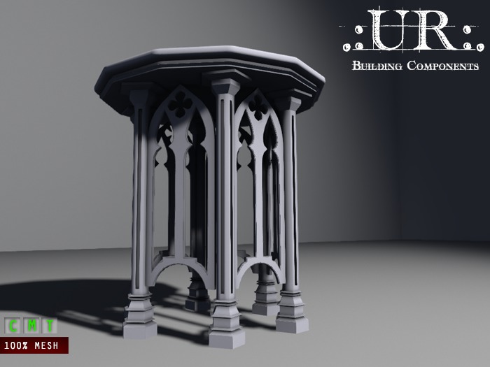 .:UR:. Gothic Collection - Side Table II (full perm mesh)