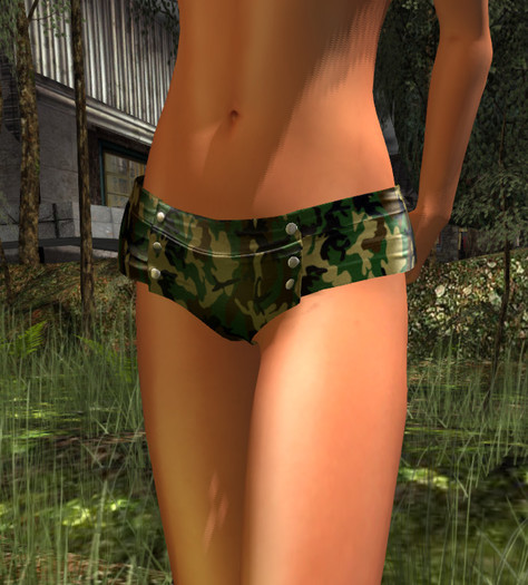 P041 ROCKA shorts camo