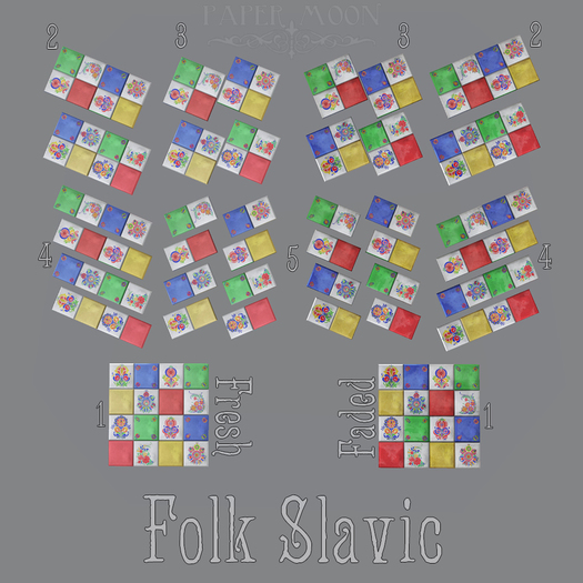 *pm* Deco Tiles: Folk Slavic