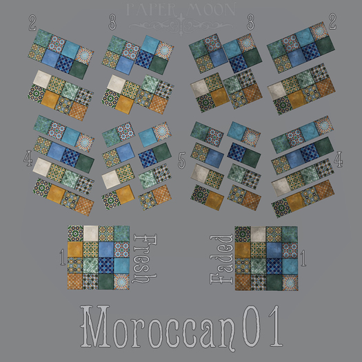 *pm* Deco Tiles: Moroccan01