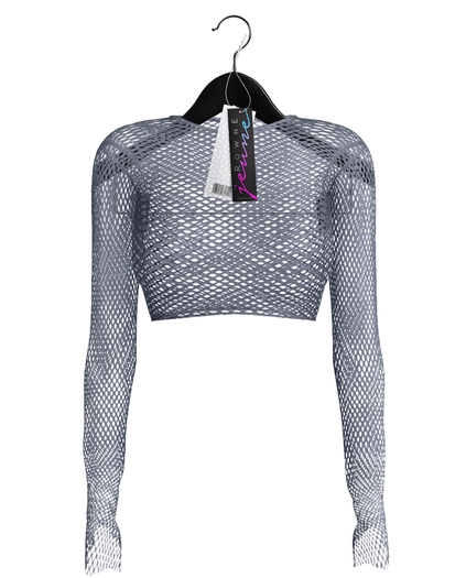 Jeune by Rowne.Jiali Net Top - Red