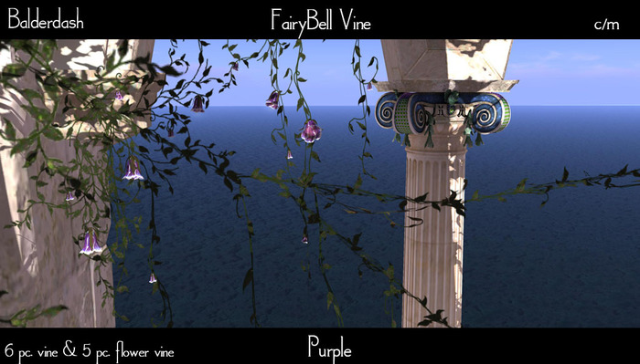 Balderdash - FairyBell Vine - Purple (add/wear to open)