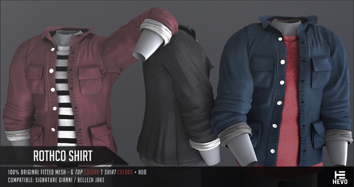 DEMO_HEVO - Rothco Rolled Up Shirt B.