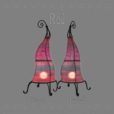 *pm* Patchwork Moroccan Lamps - Red (ADD ME)