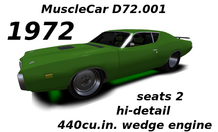 MuscleCar D72.001 year-1972