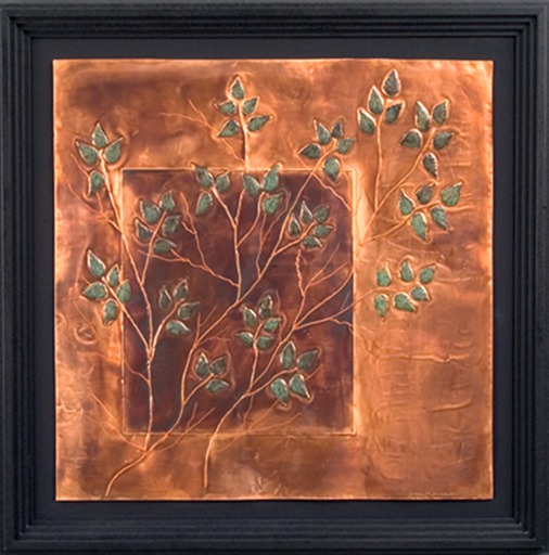 Wall Decor - Framed Copper Branch