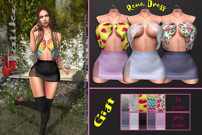 Tatiko - Rene Dress 10 color HUD GIFT