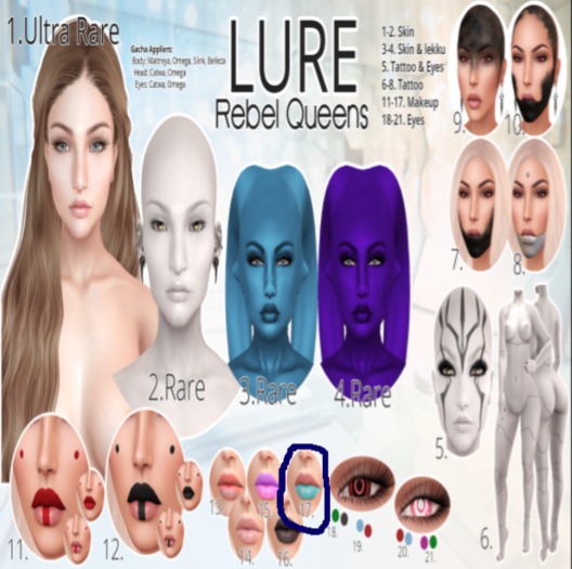 #17 LURE: Queen lipgloss (half)