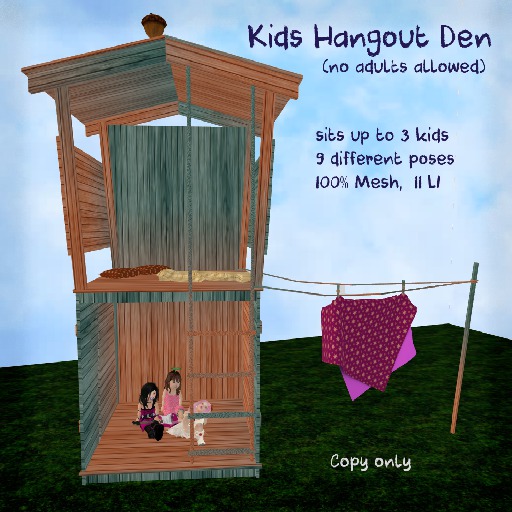 Kids Hangout Den (No Adults Allowed)