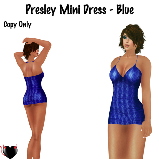 ::ELD:: Presley Mini Dress - Blue