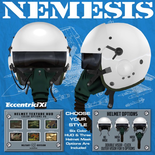 ~EXi~ Helmet Nemesis Color Set #