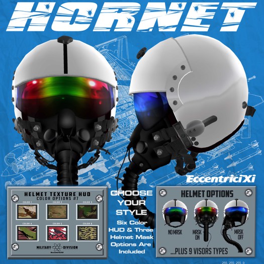 ~EXi~ Helmet Hornet Color Set #