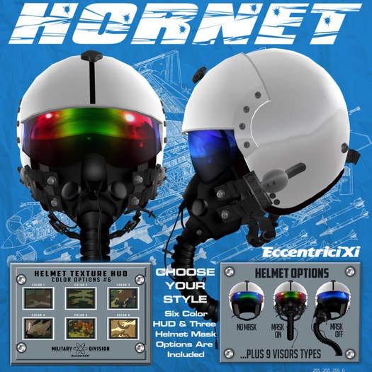 ~EXi~ Helmet Hornet Color Set #