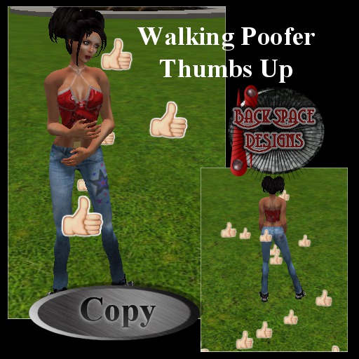 walking poofer thumbsup