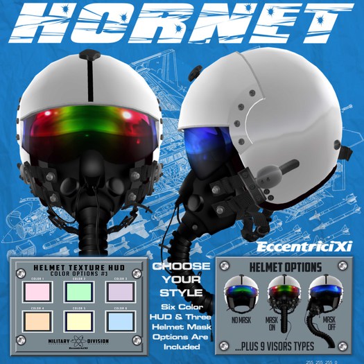 ~EXi~ Helmet Hornet Color Set #