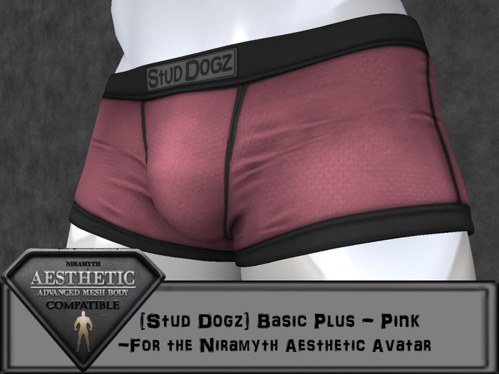 [Stud Dogz] Boxers - Basic Colors: Pink