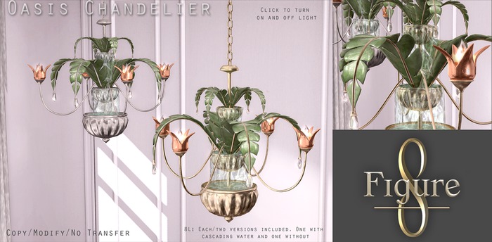 [Figure 8] Oasis Chandelier Gold (Wear to unpack)