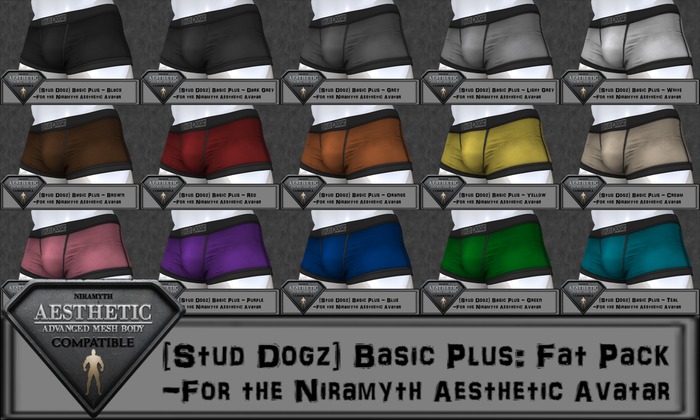 [Stud Dogz] Boxers - Basic Plus: Fat Pack