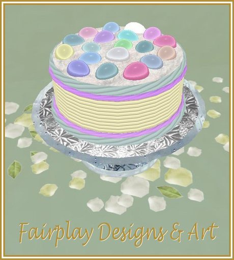 ~Easter Cake~Easter Egg Coconut! *TOUCH FOR PIECE OF CAKE*