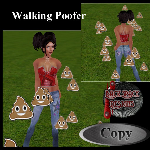 walking poofer emote poo