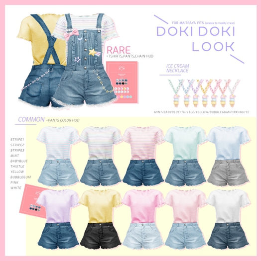 CHU-ING.Dokidoki Look. Necklace Bubblegum