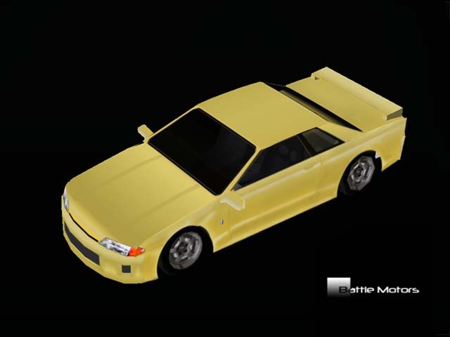 [70% discount] *Battle Motors* R32 GTS Yellow BOX