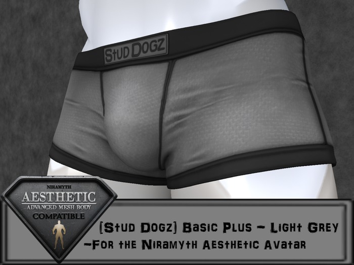 [Stud Dogz] Boxers - Basic Colors: Light Grey