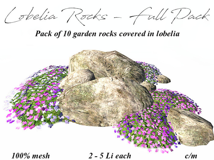 LOVE - LOBELIA ROCKS PACK - ADD ME