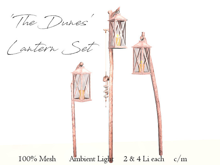 LOVE - THE DUNES - LANTERN SET
