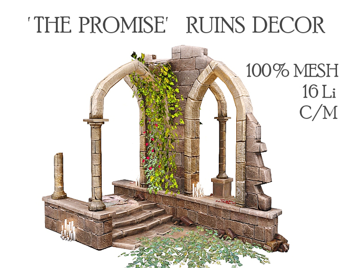 LOVE - THE PROMISE - GARDEN RUINS DECOR WITH BENTO ANIMATIONS