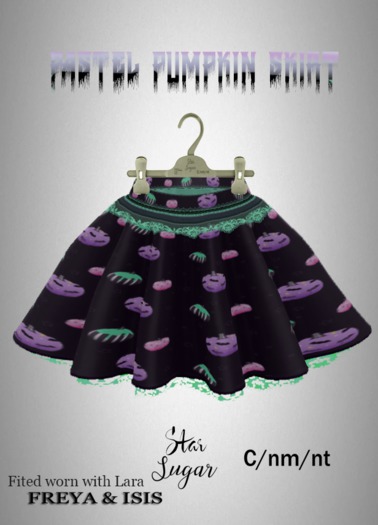 *SS* Pastel pumpkin skirt