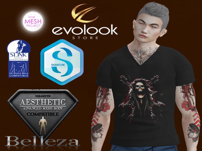 :.: \*/ EvoLook\*/ V Necked Shirt