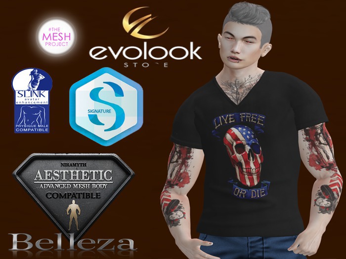 :.: \*/ EvoLook\*/ V Necked Shirt
