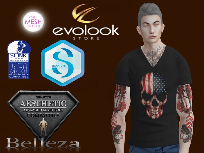 :.: \*/ EvoLook\*/ V Necked Shirt