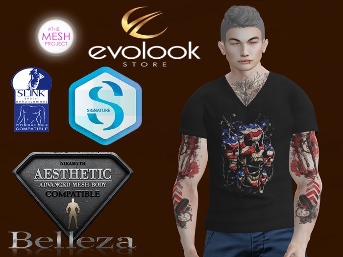 :.: \*/ EvoLook\*/ V Necked Shirt