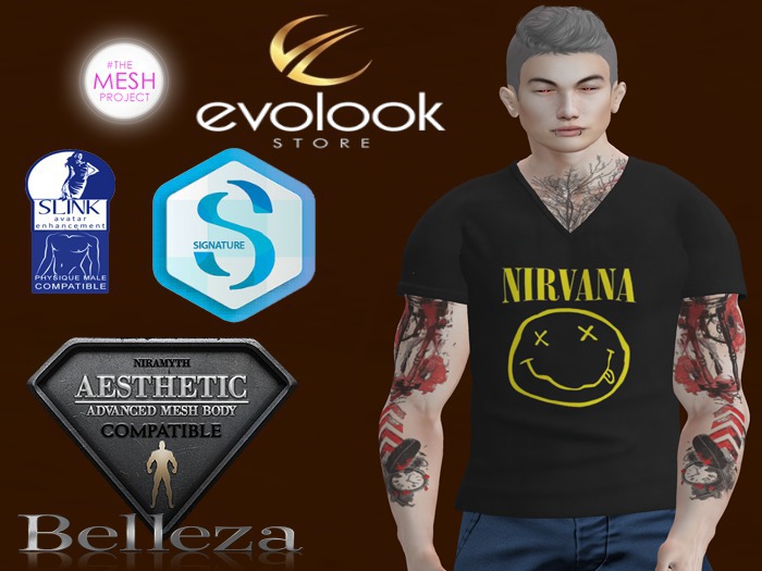 :.: \*/ EvoLook\*/ V Necked Shirt