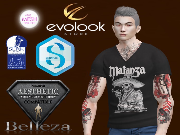 :.: \*/ EvoLook\*/ V Necked Shirt