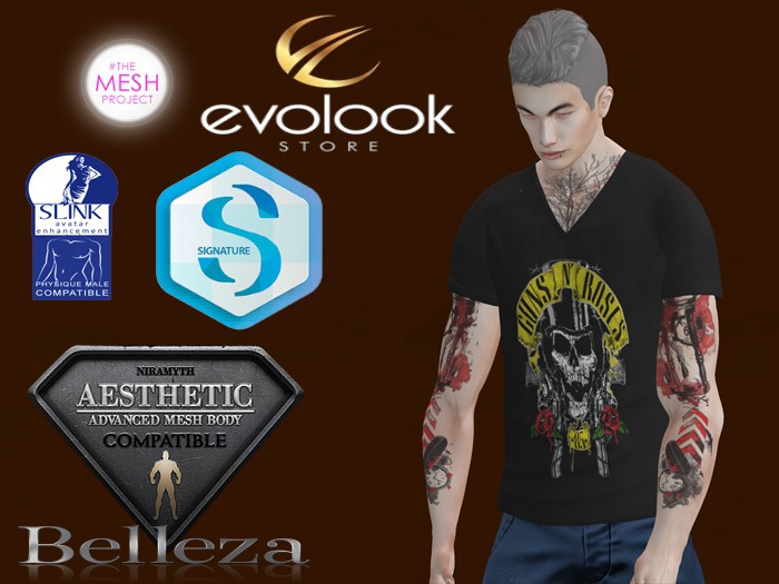 :.: \*/ EvoLook\*/ V Necked Shirt