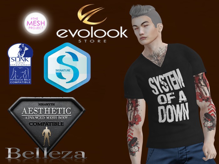 :.: \*/ EvoLook\*/ V Necked Shirt