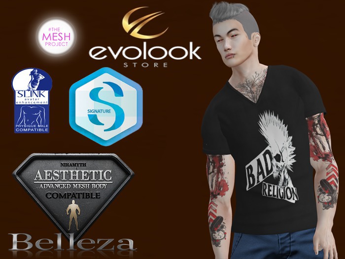 :.: \*/ EvoLook\*/ V Necked Shirt