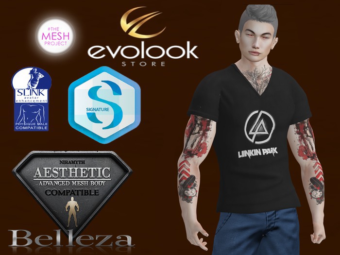 :.: \*/ EvoLook\*/ V Necked Shirt