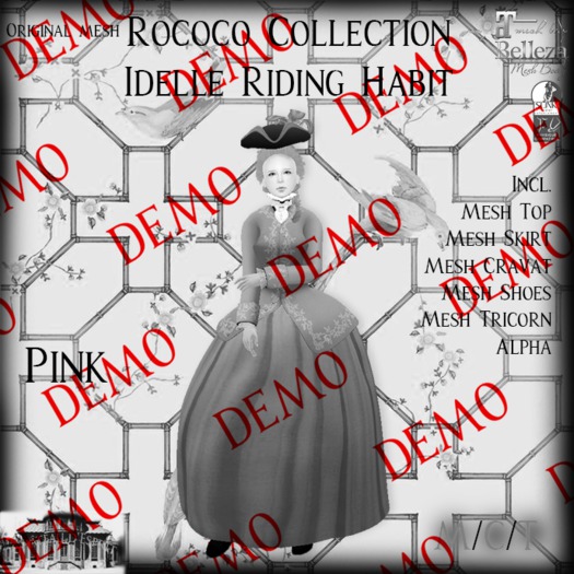 ~CdE~ Rococo Women's Riding Habit DEMO