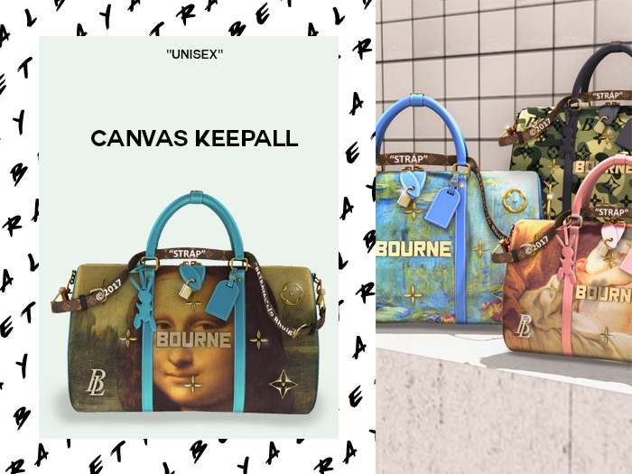 BETRAYAL. Canvas Keepall D'VINCI [Unisex & Resize]