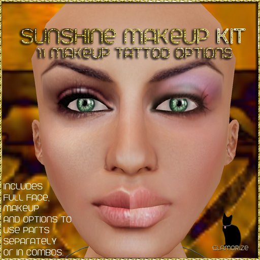 .:Glamorize:. Sunshine Makeup Kit - 11 Layers (Full/Mix)