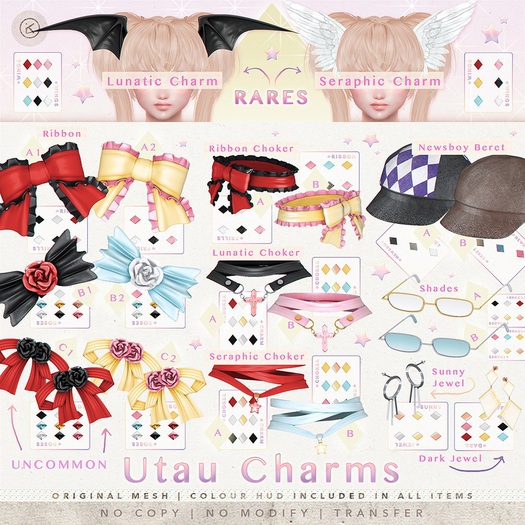 kotte - utau charms - seraphic charm RARE