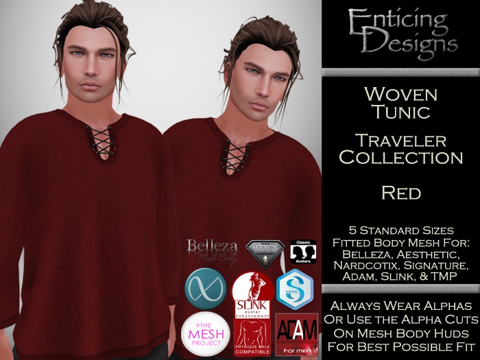 *ED Traveler Tunic - Red